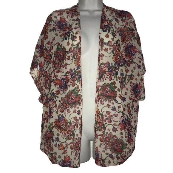 Charlotte Russe Tops - 2/$15 Charlotte Russe Open Front Poly Cardigan Top M